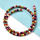 Dyed Synthetic Turquoise Beads Strands(G-G024-A01-01)-2