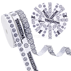 3 Rolls 3 Styles Volleyball Theme Polyester Grosgrain Ribbons, Flat, Mixed Shapes, 3/8 inch(9mm), about 10.00 Yards(9.14m)/Set(OCOR-CP0001-23)
