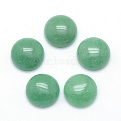 Natural Green Aventurine Cabochons, Half Round, 12x5~6mm(X-G-P393-R15-12mm)
