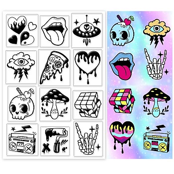 Custom PVC Plastic Clear Stamps, for DIY Scrapbooking, Photo Album Decorative, Cards Making, Others, 160x110x3mm