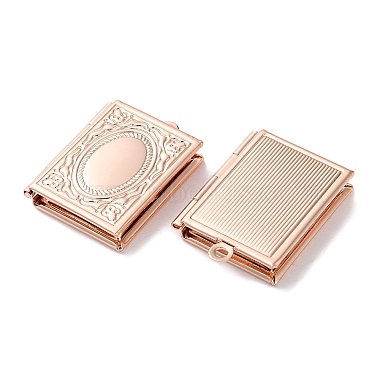 Rack Plating Brass Locket Pendants(KK-F090-04RG)-2