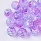 Perles en acrylique transparentes craquelées(CACR-N002-10)-1