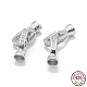 925 Sterling Silver Key Clasps(X-STER-L055-065P)-1