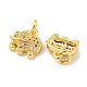 Rack Plating Brass Micro Pave Clear Cubic Zirconia Pendants(KK-B093-02B-G)-2