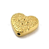 304 Stainless Steel Beads Rhinestone Settings, Heart, Golden, 13.5x14.5x4.5mm, Hole: 1.2mm, Fit for 1.4mm Rhinestone(STAS-A091-08G)