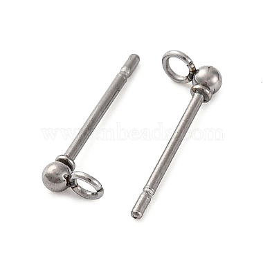 202 Stainless Steel Stud Earring Findings(STAS-I324-01P-2mm)-2