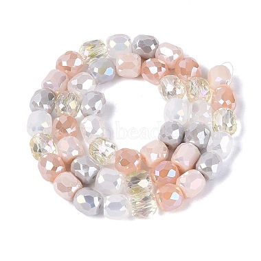 Electroplate Mixed Styles Glass Beads Strands(EGLA-N022-13A-A04)-2