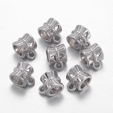 Tibetan Style Alloy Tube Bails(TIBE-30047-P-NR)-2