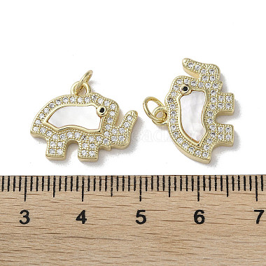 Brass Micro Pave Cubic Zirconia Charms(KK-G485-24B-G)-3