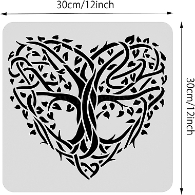 Plastic Reusable Drawing Painting Stencils Templates(DIY-WH0172-521)-2