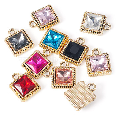 10Pcs UV Plating Alloy Pendants(ALRI-TADJ0001-05)-2