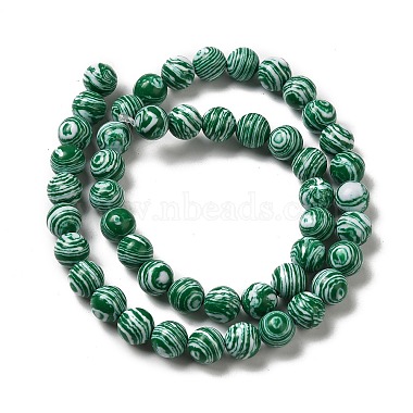 Synthetic Malachite Dyed Beads Strands(G-P507-02A-01)-3
