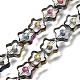 Electroplated Transparent Glass Beads Strands(GL-CBA98F0-09A)-1