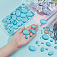 84Pcs 7 Styles Synthetic Turquoise Cabochons(TURQ-PH0001-12)-3
