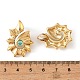304 Stainless Steel Rhinestone Stud Earrings(EJEW-Z173-05G)-4
