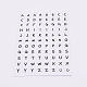 Autocollants alphabet ronds(DIY-TAC0005-58E)-1