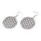 Tarnish Resistant 201 Stainless Steel Dangle Earrings(STAS-S105-JN625-1)-2