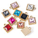 10Pcs UV Plating Alloy Pendants(ALRI-TADJ0001-05)-2