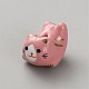明るいガラス張りの磁器のビーズ(PORC-WH0015-14D)-1