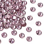 Preciosa&reg MAXIMA Crystal No Hotfix Flatback Stones, Czech Crystal, Dura Foiling, Round(438 11 615 Chaton Rose), 20020 Light Amethyst, SS12(3~3.2mm)(Y-PRC-NSS12-20020)