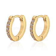 Stainless Steel Stud Earrings with Cubic Zirconia for Women(EW0566-1)