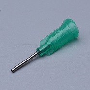 Plastic Fluid Precision Blunt Needle Dispense Tips, Sea Green, Lumen: 0.84mm, 30x7.5mm, External Dia: 1.27mm(TOOL-WH0016-07K)