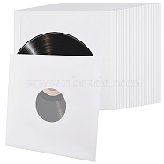 Inner Record Sleeves Acid Free Protection Covers, for 12inch Vinyl Albums Collection, White, 309x305x0.08mm, 20pcs/bag(ABAG-WH0044-20)