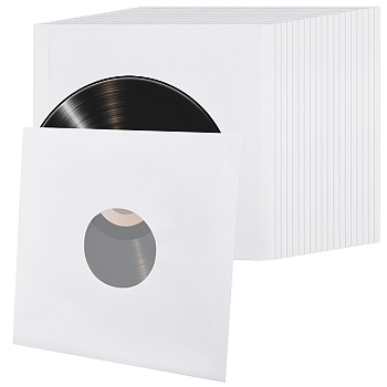 Inner Record Sleeves Acid Free Protection Covers, for 12inch Vinyl Albums Collection, White, 309x305x0.08mm, 20pcs/bag