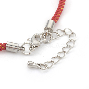 Adjustable Nylon Cord Bracelet Making(MAK-F026-B-P)-3