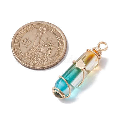 Glass Brass Pendants(PALLOY-JF02563)-2