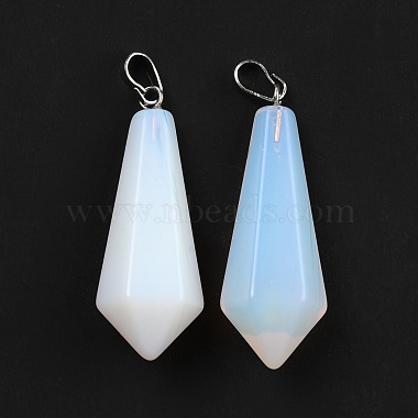 Synthetic Opalite Pointed Pendants(G-I314-02P-25)-2