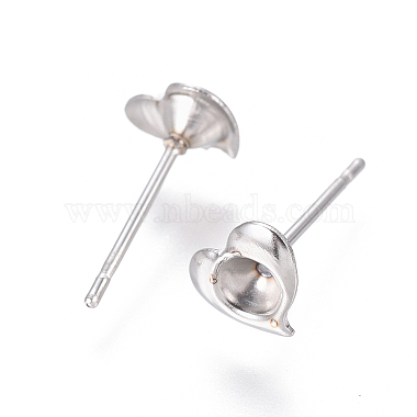 304 Stainless Steel Ear Stud Components(STAS-F222-043)-2