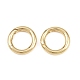 Brass Spring Gate Rings(KK-H292-58D-G)-1
