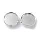 Iron Button Cabochon Settings(FIND-D036-02P)-1