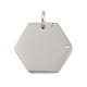 304 pendentifs en strass en acier inoxydable(STAS-P356-34P)-1