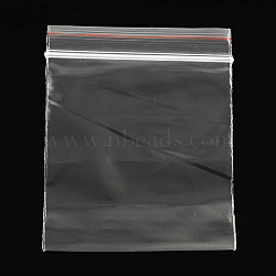 Plastic Zip Lock Bags, Resealable Packaging Bags, Top Seal, Rectangle, Clear, 40x28cm, Unilateral Thickness: 0.04mm(X-OPP-Q001-28x40cm)