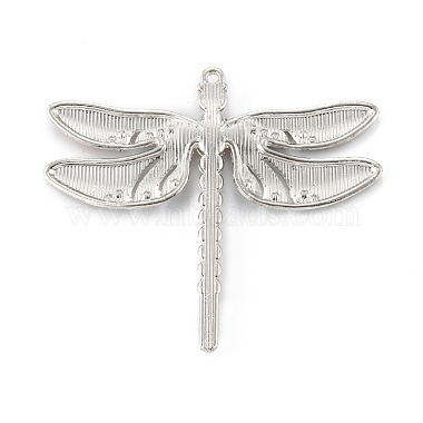 Platinum Alloy Enamel Dragonfly Big Pendants(ENAM-J033-09P)-2