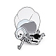 Skeleton with Parachute Enamel Pin(JEWB-C015-02EB)-1