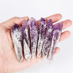 Natural Amethyst Display Decoration, Healing Stone Wands, for Reiki Chakra Meditation Therapy Decos, Cone, 50~70mm(PW23052200640)