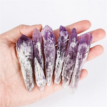 Natural Amethyst Display Decoration, Healing Stone Wands, for Reiki Chakra Meditation Therapy Decos, Cone, 50~70mm