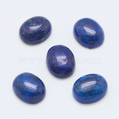 Dyed Natural Lapis Lazuli Gemstone Oval Cabochons(G-J329-17-22x30mm)-2