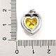 Rack Plating Brass Micro Pave Cubic Zirconia Pendants(KK-H469-02P-01)-3