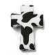 Cross with Cow Silicone Focal Beads(SIL-G006-02D)-2
