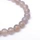 Round Natural Grey Agate Bead Strands(G-R345-8mm-07)-2
