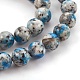 Natural K2 Stone/Raindrop Azurite Beads Strands(G-F587-04-8mm)-3