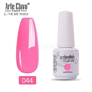 8ml Special Nail Gel, for Nail Art Stamping Print, Varnish Manicure Starter Kit, Hot Pink, Bottle: 25x66mm(MRMJ-P006-I011)