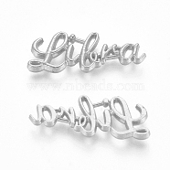 Silver Color Plated Alloy Cabochons, Twelve Constellations, Libra, 7~10x15~48x1.5~2mm(PALLOY-WH0068-08S-L)