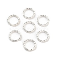 Alloy Pendants, Round, 9.5x1.5mm, Hole: 6.8mm(PALLOY-U003-01A-S)