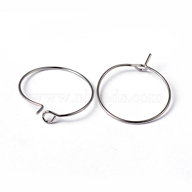 Brass Earrings Hoops(X-EC067-1NF)-2