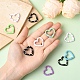 10Pcs Spray Painted Alloy Spring Gate Rings(FIND-YW0008-92)-5